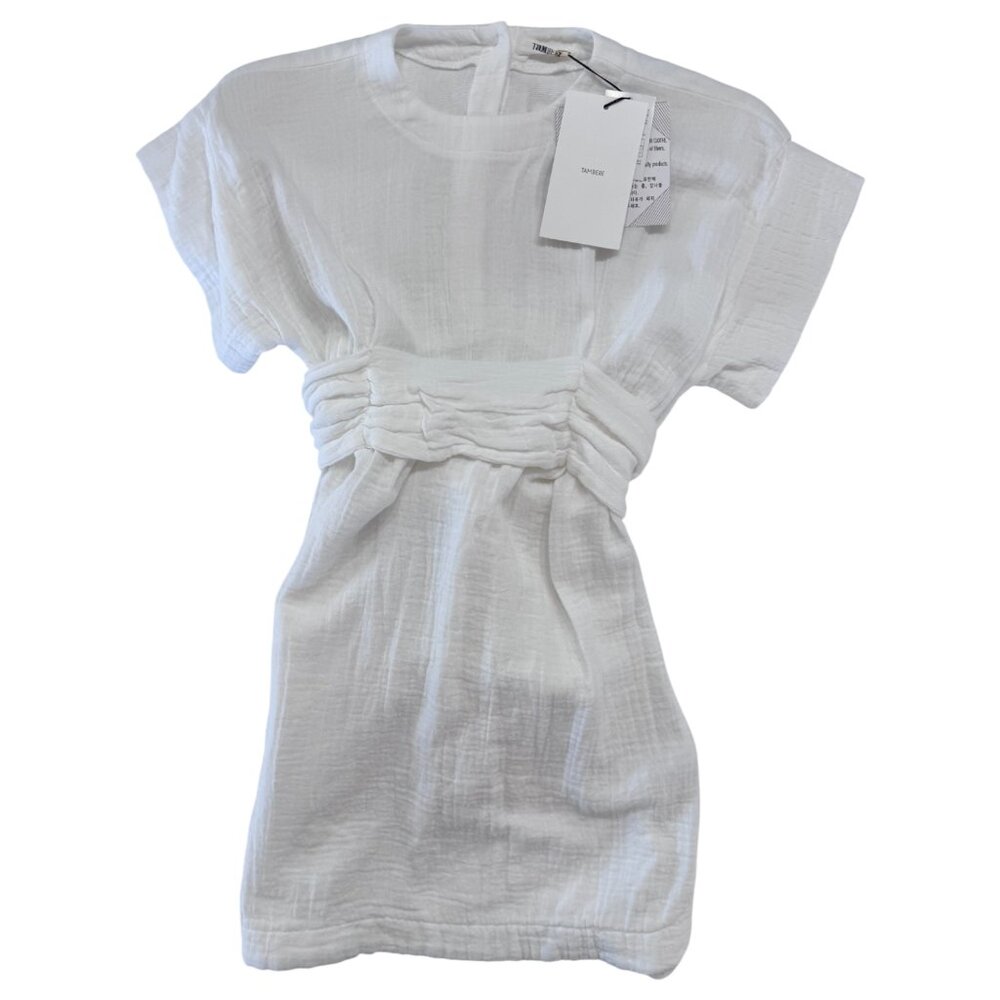 TAMBERE - LINEA DRESS  - 100% COTTON - WHITE - 4Y - NWT